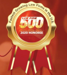 Fastest Growing Law Firms In The U.S. law firm 500 2020 honoree